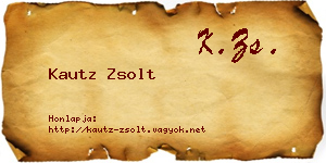 Kautz Zsolt névjegykártya